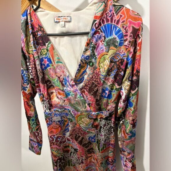 RARE ‼️ Tommy Hilfiger Women's Zendaya Dress Multi Colour- ZODIAC SIGN PRINT - Picture 6 of 16